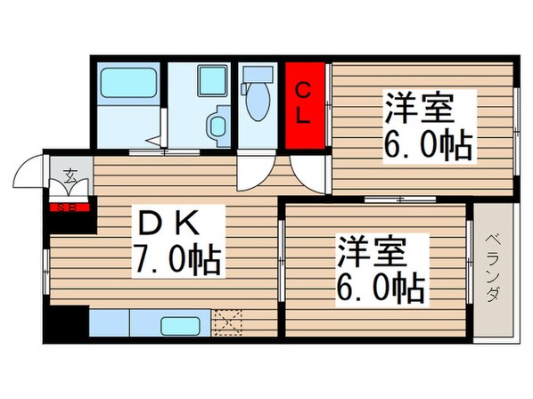 パインニ－ドルの物件間取画像